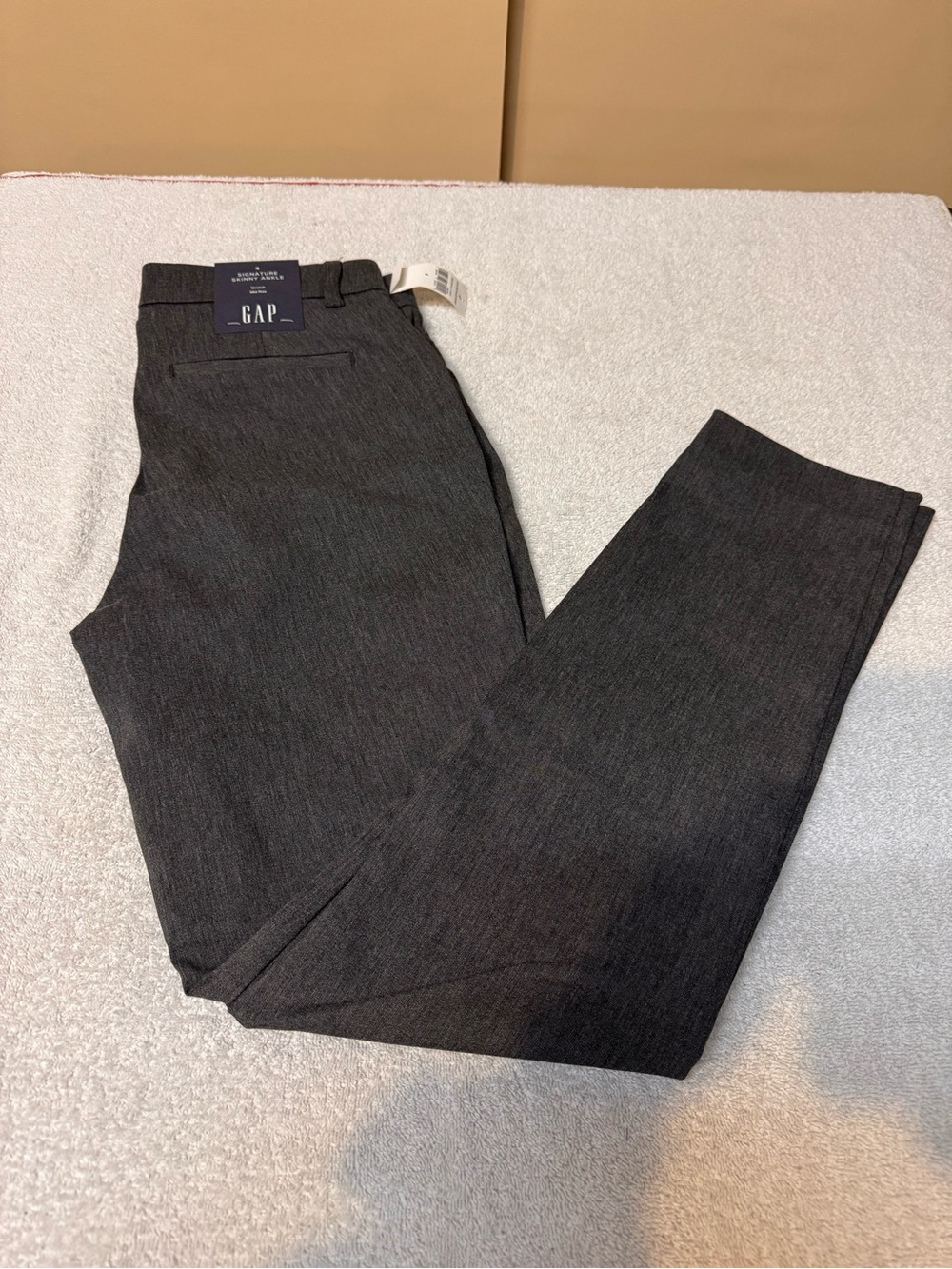 Women’s GAP Signature Skinny Ankle Pants in Charcoal Gray Size 4 Stretch